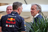 GP BAHRAIN, (L to R): Christian Horner (GBR) Red Bull Racing Team Principal with Luca di Montezemolo (ITA).

12.04.2025. Formula 1 World Championship, Rd 4, Bahrain Grand Prix, Sakhir, Bahrain, Qualifiche Day.

- www.xpbimages.com, EMail: requests@xpbimages.com © Copyright: Moy / XPB Images
