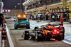 GP BAHRAIN, The Aston Martin FIA Medical Car heads down the pit lane, followed by Lando Norris (GBR) McLaren MCL39 e Oscar Piastri (AUS) McLaren MCL39.

12.04.2025. Formula 1 World Championship, Rd 4, Bahrain Grand Prix, Sakhir, Bahrain, Qualifiche Day.

- www.xpbimages.com, EMail: requests@xpbimages.com © Copyright: Batchelor / XPB Images