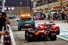 GP BAHRAIN, The Aston Martin FIA Medical Car heads down the pit lane, followed by Lando Norris (GBR) McLaren MCL39 e Oscar Piastri (AUS) McLaren MCL39.

12.04.2025. Formula 1 World Championship, Rd 4, Bahrain Grand Prix, Sakhir, Bahrain, Qualifiche Day.

- www.xpbimages.com, EMail: requests@xpbimages.com © Copyright: Batchelor / XPB Images