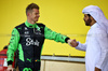 GP BAHRAIN, (L to R): Nico Hulkenberg (GER) Sauber with Mohammed Bin Sulayem (UAE) FIA President.

12.04.2025. Formula 1 World Championship, Rd 4, Bahrain Grand Prix, Sakhir, Bahrain, Qualifiche Day.

- www.xpbimages.com, EMail: requests@xpbimages.com © Copyright: Batchelor / XPB Images