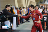 GP BAHRAIN, George Russell (GBR), Mercedes AMG F1 e Charles Leclerc (FRA), Ferrari 
12.04.2025. Formula 1 World Championship, Rd 4, Bahrain Grand Prix, Sakhir, Bahrain, Qualifiche Day.
- www.xpbimages.com, EMail: requests@xpbimages.com © Copyright: Charniaux / XPB Images