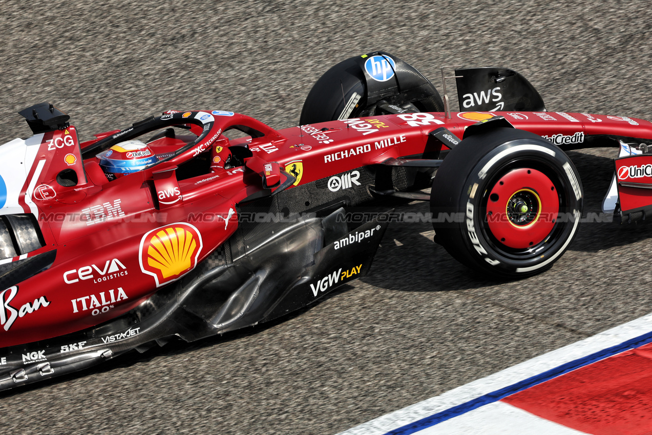 GP BAHRAIN, Dino Beganovic (SWE) Ferrari SF-25 Academy Driver.

11.04.2025. Formula 1 World Championship, Rd 4, Bahrain Grand Prix, Sakhir, Bahrain, Practice Day

- www.xpbimages.com, EMail: requests@xpbimages.com © Copyright: Bearne / XPB Images