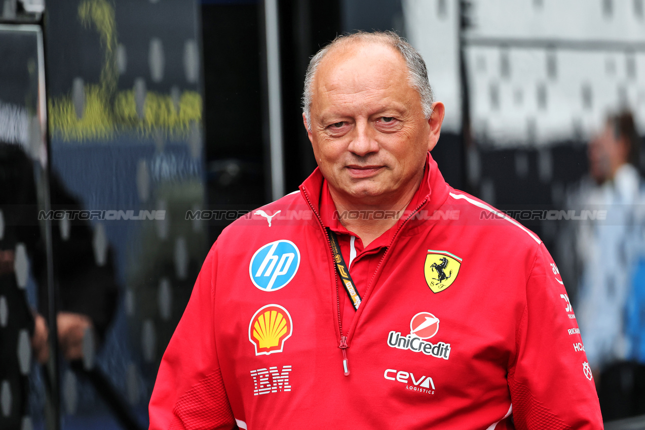 GP BELGIO, Frederic Vasseur (FRA) Ferrari Team Principal.

27.07.2025. Formula 1 World Championship, Rd 13, Belgian Grand Prix, Spa Francorchamps, Belgium, Gara Day.

- www.xpbimages.com, EMail: requests@xpbimages.com © Copyright: Moy / XPB Images