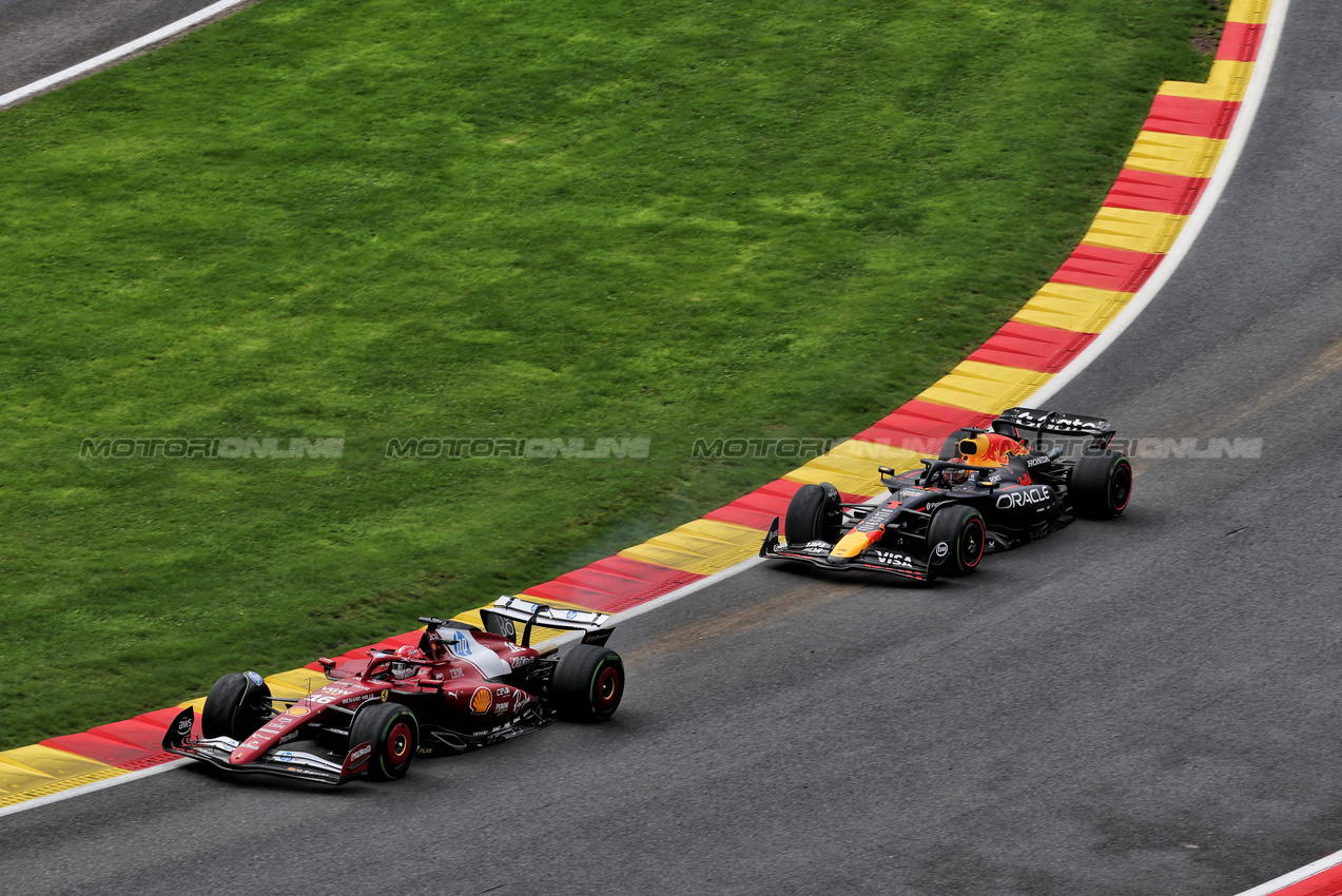 GP BELGIO, Charles Leclerc (MON) Ferrari SF-25.

27.07.2025. Formula 1 World Championship, Rd 13, Belgian Grand Prix, Spa Francorchamps, Belgium, Gara Day.

- www.xpbimages.com, EMail: requests@xpbimages.com © Copyright: Moy / XPB Images