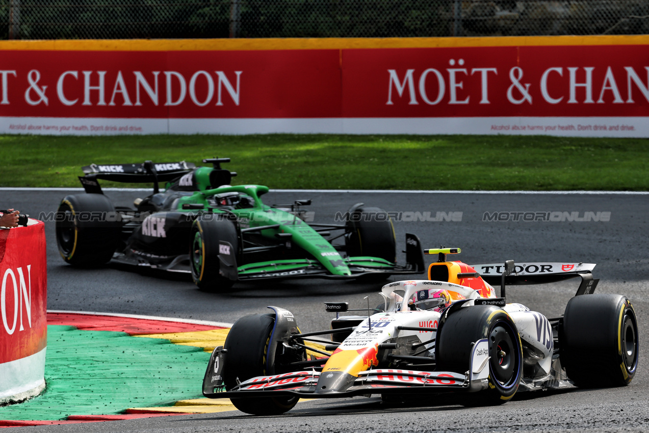 GP BELGIO, Liam Lawson (NZL) Racing Bulls VCARB 02.

27.07.2025. Formula 1 World Championship, Rd 13, Belgian Grand Prix, Spa Francorchamps, Belgium, Gara Day.

- www.xpbimages.com, EMail: requests@xpbimages.com © Copyright: Batchelor / XPB Images