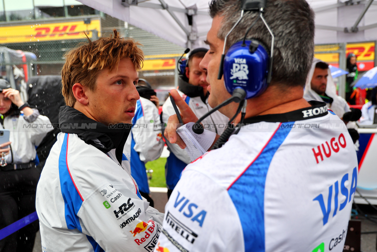 GP BELGIO, Liam Lawson (NZL) Racing Bulls on the grid.

27.07.2025. Formula 1 World Championship, Rd 13, Belgian Grand Prix, Spa Francorchamps, Belgium, Gara Day.

- www.xpbimages.com, EMail: requests@xpbimages.com © Copyright: Batchelor / XPB Images