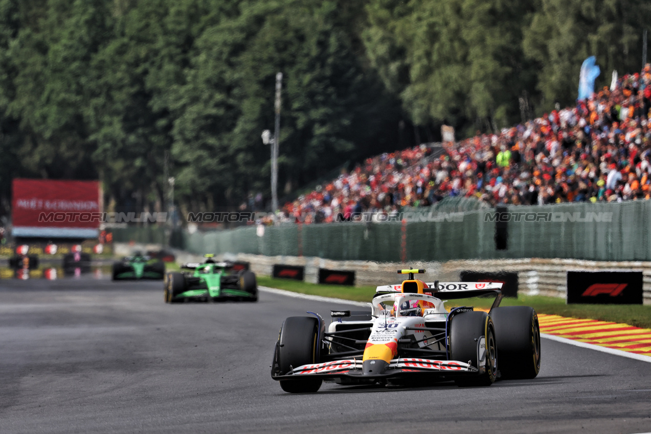 GP BELGIO, Liam Lawson (NZL) Racing Bulls VCARB 02.

27.07.2025. Formula 1 World Championship, Rd 13, Belgian Grand Prix, Spa Francorchamps, Belgium, Gara Day.

- www.xpbimages.com, EMail: requests@xpbimages.com © Copyright: Bearne / XPB Images