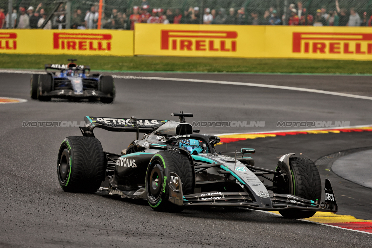 GP BELGIO, George Russell (GBR) Mercedes AMG F1 W16.

27.07.2025. Formula 1 World Championship, Rd 13, Belgian Grand Prix, Spa Francorchamps, Belgium, Gara Day.

- www.xpbimages.com, EMail: requests@xpbimages.com © Copyright: Bearne / XPB Images