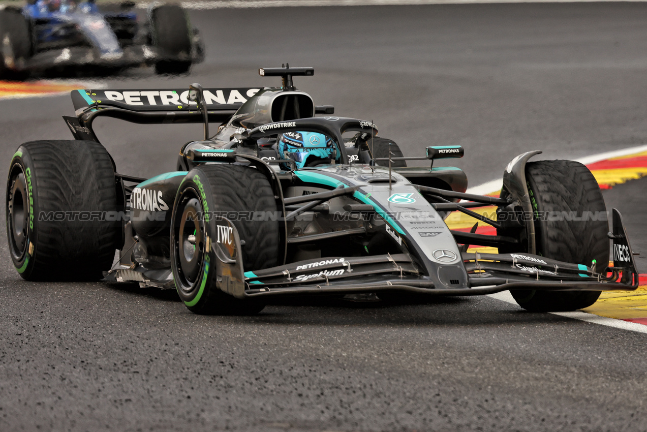 GP BELGIO, George Russell (GBR) Mercedes AMG F1 W16.

27.07.2025. Formula 1 World Championship, Rd 13, Belgian Grand Prix, Spa Francorchamps, Belgium, Gara Day.

- www.xpbimages.com, EMail: requests@xpbimages.com © Copyright: Bearne / XPB Images