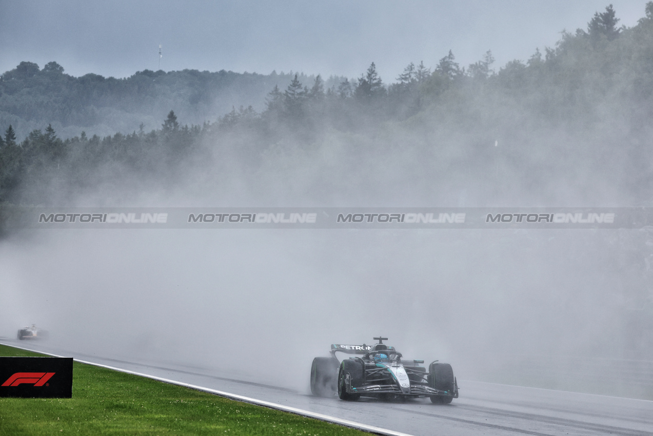 GP BELGIO, George Russell (GBR) Mercedes AMG F1 W16.

27.07.2025. Formula 1 World Championship, Rd 13, Belgian Grand Prix, Spa Francorchamps, Belgium, Gara Day.

- www.xpbimages.com, EMail: requests@xpbimages.com © Copyright: Bearne / XPB Images