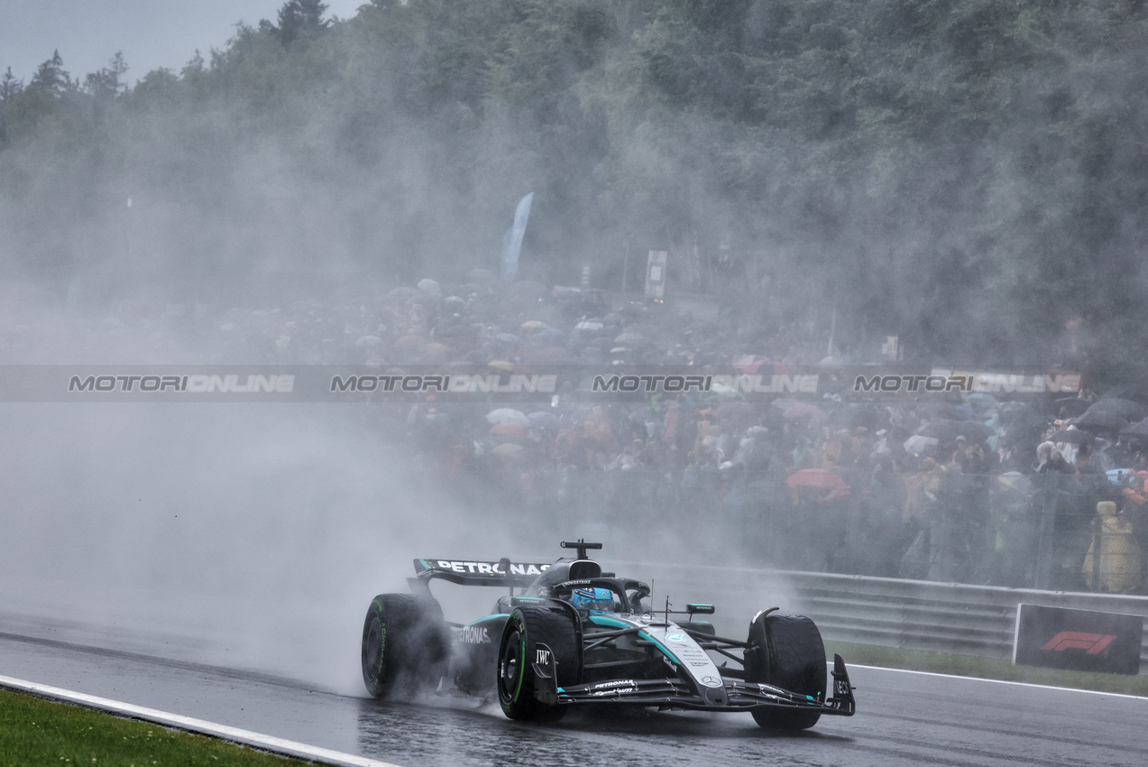 GP BELGIO, George Russell (GBR) Mercedes AMG F1 W16.

27.07.2025. Formula 1 World Championship, Rd 13, Belgian Grand Prix, Spa Francorchamps, Belgium, Gara Day.

- www.xpbimages.com, EMail: requests@xpbimages.com © Copyright: Bearne / XPB Images