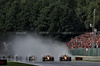 GP BELGIO, Oscar Piastri (AUS) McLaren MCL39 passes team mate Lando Norris (GBR) McLaren MCL39 at the partenza of the race.

27.07.2025. Formula 1 World Championship, Rd 13, Belgian Grand Prix, Spa Francorchamps, Belgium, Gara Day.

- www.xpbimages.com, EMail: requests@xpbimages.com © Copyright: Bearne / XPB Images