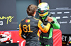 GP BELGIO, Gara winner Oscar Piastri (AUS) McLaren celebrates in parc ferme with Gabriel Bortoleto (BRA) Sauber.

27.07.2025. Formula 1 World Championship, Rd 13, Belgian Grand Prix, Spa Francorchamps, Belgium, Gara Day.

- www.xpbimages.com, EMail: requests@xpbimages.com © Copyright: Batchelor / XPB Images