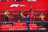 GP BELGIO, The podium (L to R): Lando Norris (GBR) McLaren, second; Oscar Piastri (AUS) McLaren, vincitore; Jacky Ickx (BEL); Charles Leclerc (MON) Ferrari, third.

27.07.2025. Formula 1 World Championship, Rd 13, Belgian Grand Prix, Spa Francorchamps, Belgium, Gara Day.

- www.xpbimages.com, EMail: requests@xpbimages.com © Copyright: Moy / XPB Images