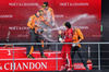 GP BELGIO, The podium (L to R): Lando Norris (GBR) McLaren, second; Oscar Piastri (AUS) McLaren, vincitore; Charles Leclerc (MON) Ferrari, third.

27.07.2025. Formula 1 World Championship, Rd 13, Belgian Grand Prix, Spa Francorchamps, Belgium, Gara Day.

- www.xpbimages.com, EMail: requests@xpbimages.com © Copyright: Moy / XPB Images