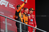 GP BELGIO, The podium (L to R): Lando Norris (GBR) McLaren, second; Oscar Piastri (AUS) McLaren, vincitore; Charles Leclerc (MON) Ferrari, third.

27.07.2025. Formula 1 World Championship, Rd 13, Belgian Grand Prix, Spa Francorchamps, Belgium, Gara Day.

- www.xpbimages.com, EMail: requests@xpbimages.com © Copyright: Charniaux / XPB Images