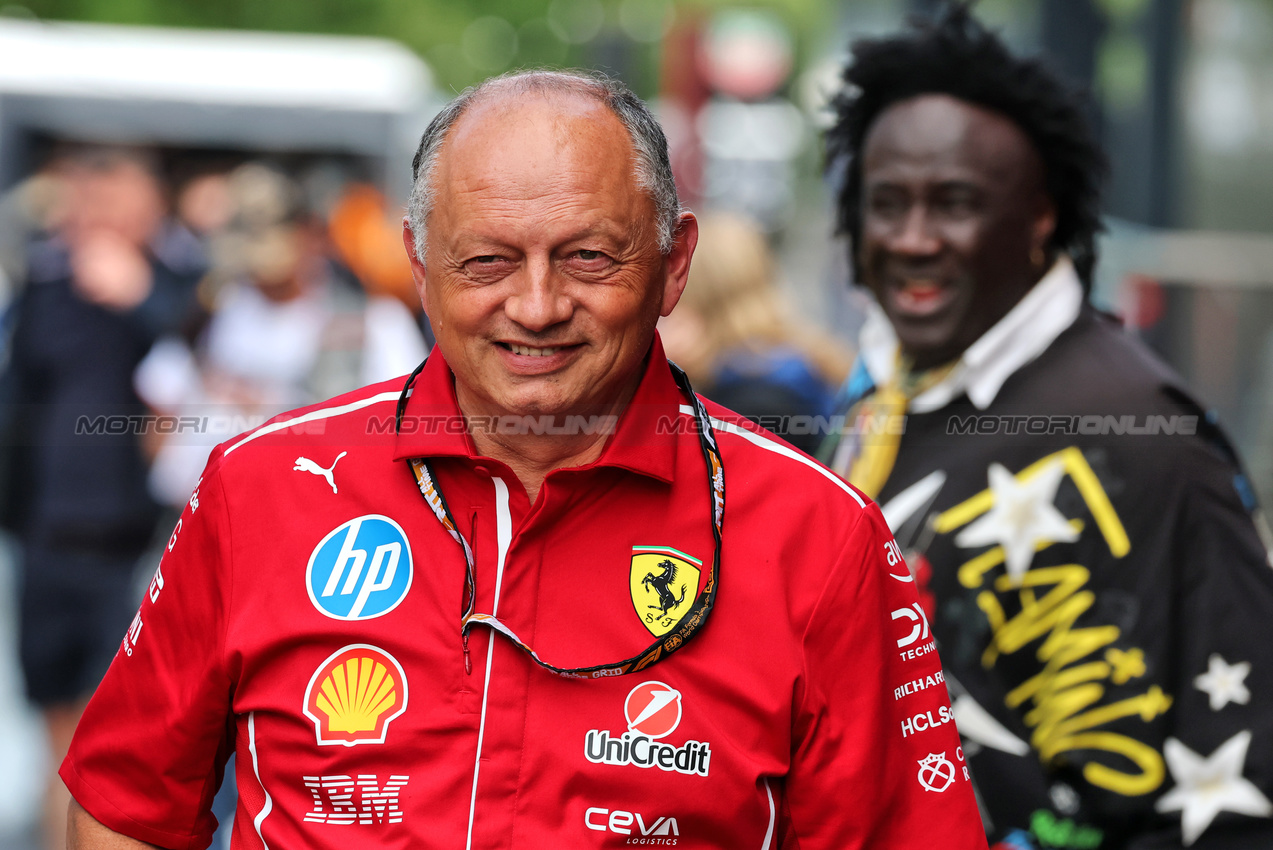 GP BELGIO, Frederic Vasseur (FRA) Ferrari Team Principal.

24.07.2025. Formula 1 World Championship, Rd 13, Belgian Grand Prix, Spa Francorchamps, Belgium, Preparation Day.

- www.xpbimages.com, EMail: requests@xpbimages.com © Copyright: Moy / XPB Images