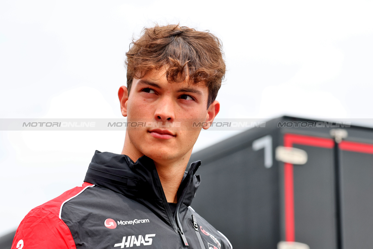 GP BELGIO, Oliver Bearman (GBR) Haas F1 Team.

24.07.2025. Formula 1 World Championship, Rd 13, Belgian Grand Prix, Spa Francorchamps, Belgium, Preparation Day.

- www.xpbimages.com, EMail: requests@xpbimages.com © Copyright: Batchelor / XPB Images