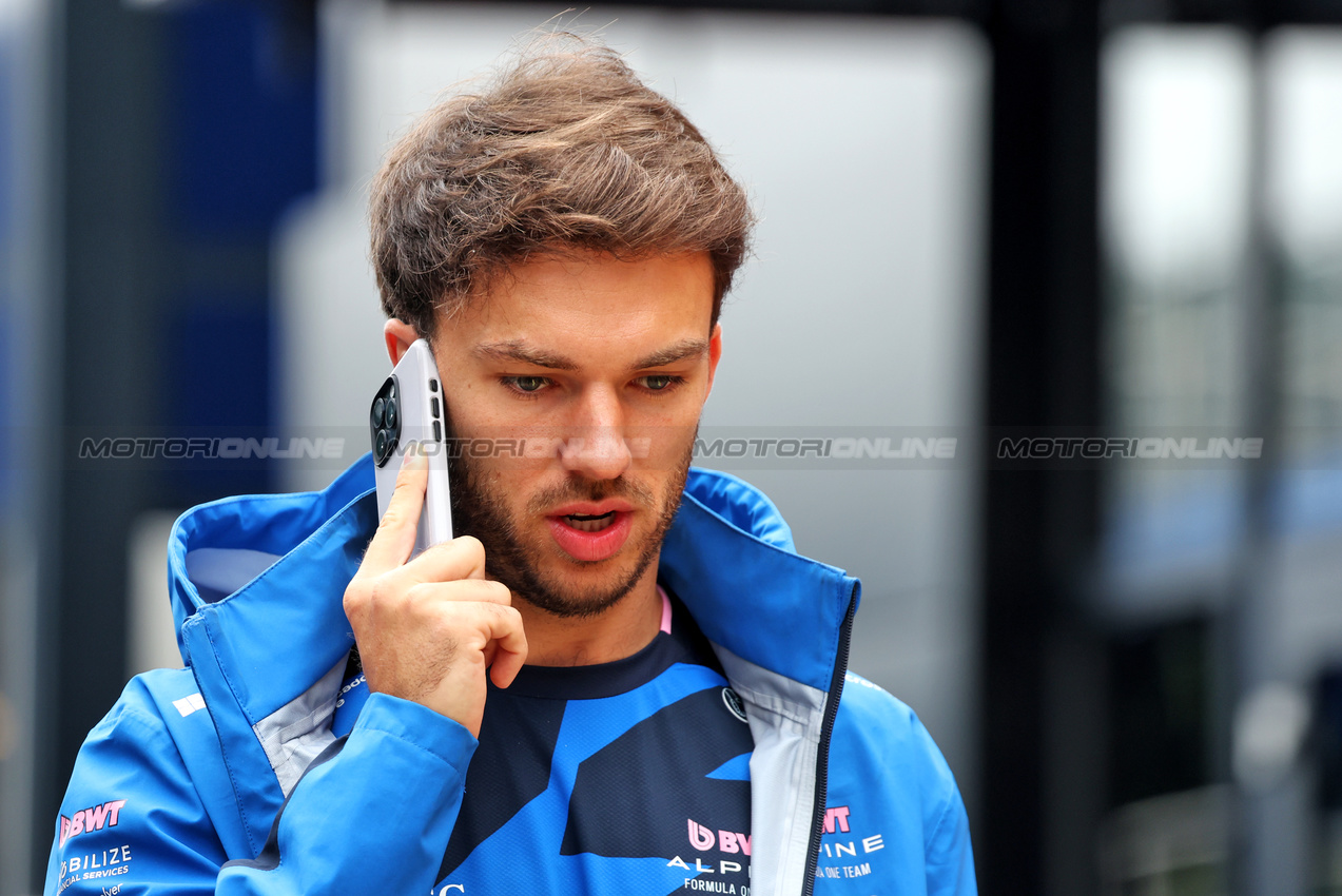 GP BELGIO, Pierre Gasly (FRA) Alpine F1 Team.

24.07.2025. Formula 1 World Championship, Rd 13, Belgian Grand Prix, Spa Francorchamps, Belgium, Preparation Day.

- www.xpbimages.com, EMail: requests@xpbimages.com © Copyright: Bearne / XPB Images