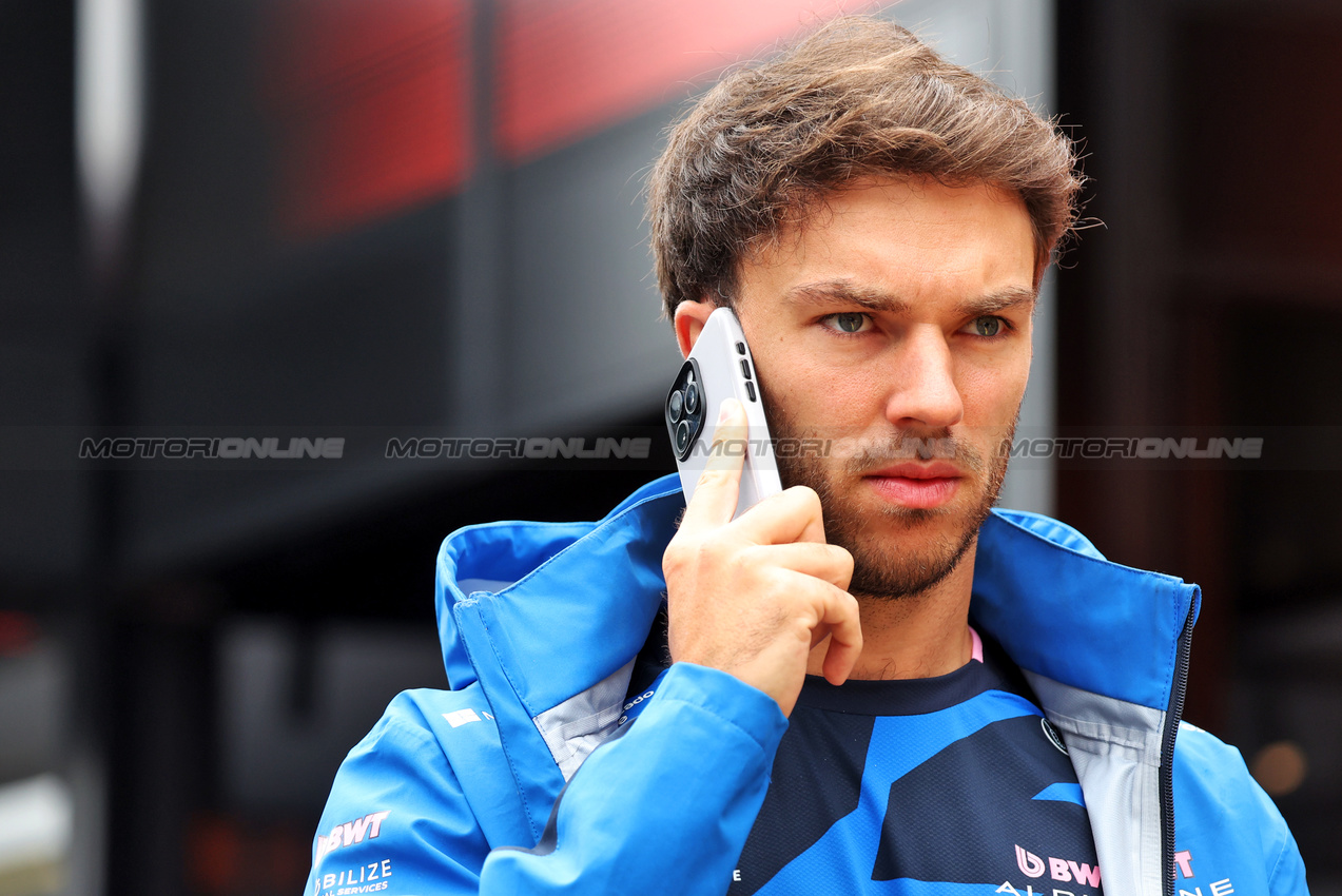 GP BELGIO, Pierre Gasly (FRA) Alpine F1 Team.

24.07.2025. Formula 1 World Championship, Rd 13, Belgian Grand Prix, Spa Francorchamps, Belgium, Preparation Day.

- www.xpbimages.com, EMail: requests@xpbimages.com © Copyright: Bearne / XPB Images