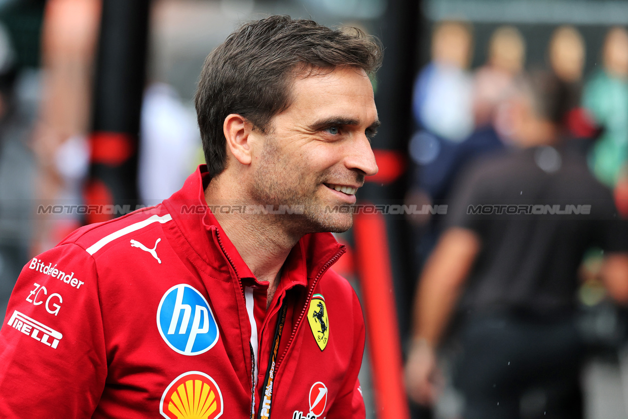 GP BELGIO, Jerome d'Ambrosio (BEL) Ferrari Deputy Team Principal.

24.07.2025. Formula 1 World Championship, Rd 13, Belgian Grand Prix, Spa Francorchamps, Belgium, Preparation Day.

- www.xpbimages.com, EMail: requests@xpbimages.com © Copyright: Moy / XPB Images