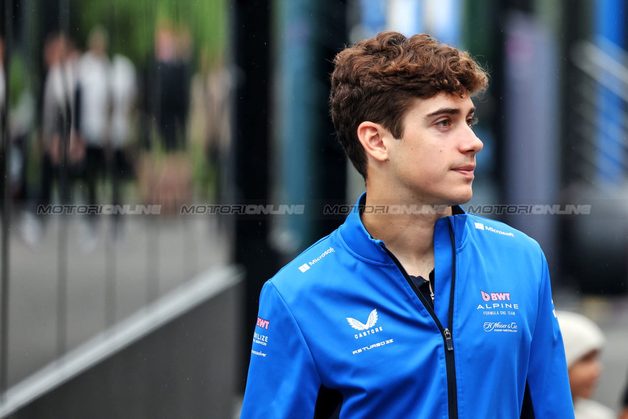 GP BELGIO, Franco Colapinto (ARG) Alpine F1 Team.

24.07.2025. Formula 1 World Championship, Rd 13, Belgian Grand Prix, Spa Francorchamps, Belgium, Preparation Day.

- www.xpbimages.com, EMail: requests@xpbimages.com © Copyright: Bearne / XPB Images