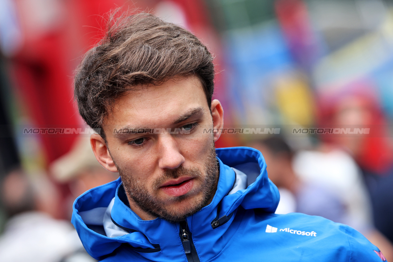 GP BELGIO, Pierre Gasly (FRA) Alpine F1 Team.

24.07.2025. Formula 1 World Championship, Rd 13, Belgian Grand Prix, Spa Francorchamps, Belgium, Preparation Day.

- www.xpbimages.com, EMail: requests@xpbimages.com © Copyright: Bearne / XPB Images