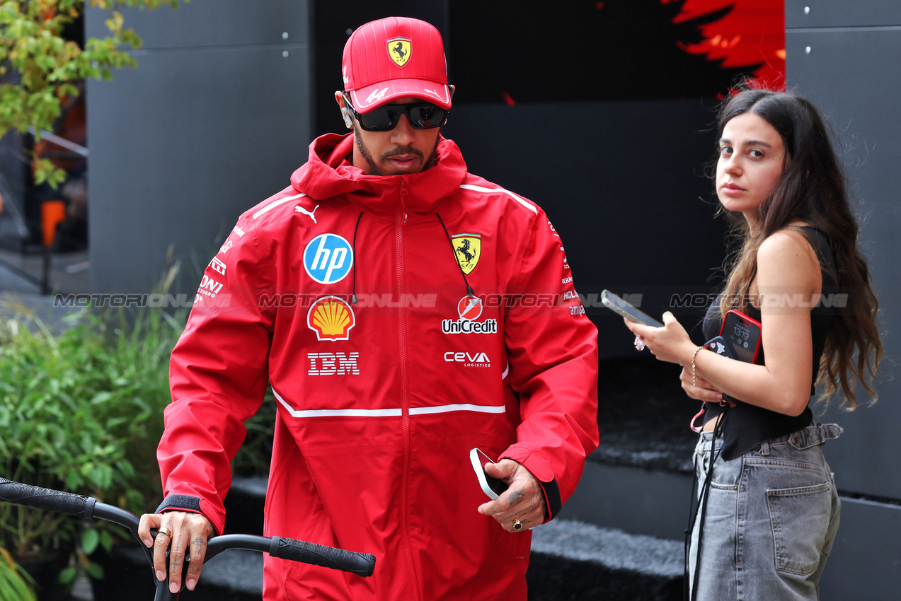 GP BELGIO, Lewis Hamilton (GBR) Ferrari.

24.07.2025. Formula 1 World Championship, Rd 13, Belgian Grand Prix, Spa Francorchamps, Belgium, Preparation Day.

- www.xpbimages.com, EMail: requests@xpbimages.com © Copyright: Bearne / XPB Images