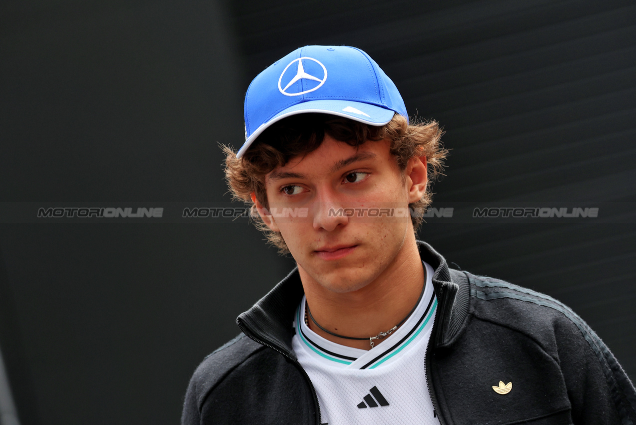 GP BELGIO, Andrea Kimi Antonelli (ITA) Mercedes AMG F1.

24.07.2025. Formula 1 World Championship, Rd 13, Belgian Grand Prix, Spa Francorchamps, Belgium, Preparation Day.

- www.xpbimages.com, EMail: requests@xpbimages.com © Copyright: Bearne / XPB Images