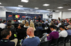 GP BELGIO, (L to R): Nico Hulkenberg (GER) Sauber; Franco Colapinto (ARG) Alpine F1 Team; e Fernando Alonso (ESP) Aston Martin F1 Team in the FIA Press Conference.

24.07.2025. Formula 1 World Championship, Rd 13, Belgian Grand Prix, Spa Francorchamps, Belgium, Preparation Day.

- www.xpbimages.com, EMail: requests@xpbimages.com © Copyright: Moy / XPB Images