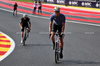 GP BELGIO, Oliver Bearman (GBR) Haas F1 Team rides the circuit with Valtteri Bottas (FIN) Mercedes AMG F1 Reserve Driver.

24.07.2025. Formula 1 World Championship, Rd 13, Belgian Grand Prix, Spa Francorchamps, Belgium, Preparation Day.

- www.xpbimages.com, EMail: requests@xpbimages.com © Copyright: Moy / XPB Images