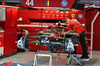 GP BELGIO, Ferrari SF-25 being prepared in the pit garage.

24.07.2025. Formula 1 World Championship, Rd 13, Belgian Grand Prix, Spa Francorchamps, Belgium, Preparation Day.

- www.xpbimages.com, EMail: requests@xpbimages.com © Copyright: Moy / XPB Images