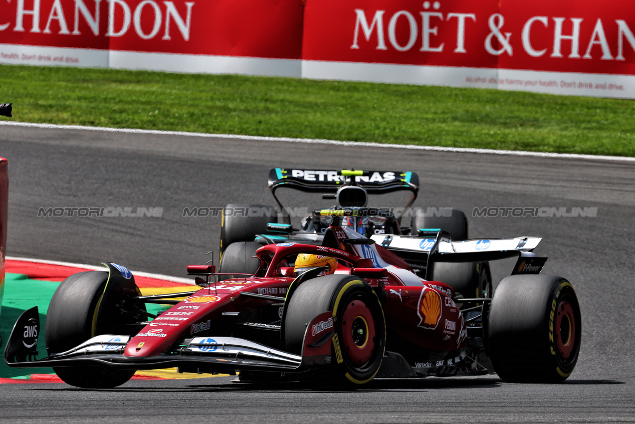 GP BELGIO, Lewis Hamilton (GBR) Ferrari SF-25.

26.07.2025. Formula 1 World Championship, Rd 13, Belgian Grand Prix, Spa Francorchamps, Belgium, Sprint e Qualifiche Day.

- www.xpbimages.com, EMail: requests@xpbimages.com © Copyright: Batchelor / XPB Images