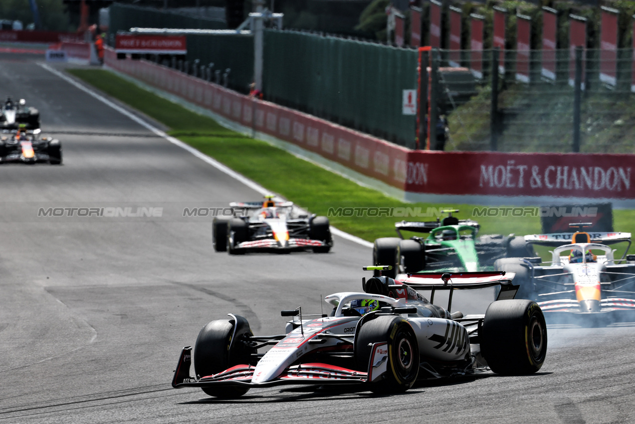 GP BELGIO, Oliver Bearman (GBR) Haas VF-25.

26.07.2025. Formula 1 World Championship, Rd 13, Belgian Grand Prix, Spa Francorchamps, Belgium, Sprint e Qualifiche Day.

- www.xpbimages.com, EMail: requests@xpbimages.com © Copyright: Batchelor / XPB Images