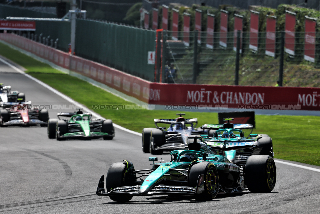 GP BELGIO, Lance Stroll (CDN) Aston Martin F1 Team AMR25.

26.07.2025. Formula 1 World Championship, Rd 13, Belgian Grand Prix, Spa Francorchamps, Belgium, Sprint e Qualifiche Day.

- www.xpbimages.com, EMail: requests@xpbimages.com © Copyright: Batchelor / XPB Images