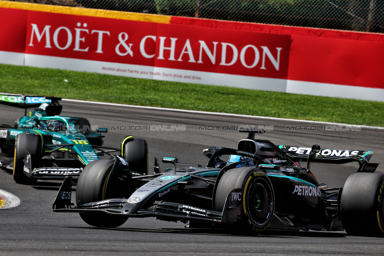 GP BELGIO, George Russell (GBR) Mercedes AMG F1 W16.

26.07.2025. Formula 1 World Championship, Rd 13, Belgian Grand Prix, Spa Francorchamps, Belgium, Sprint e Qualifiche Day.

- www.xpbimages.com, EMail: requests@xpbimages.com © Copyright: Batchelor / XPB Images