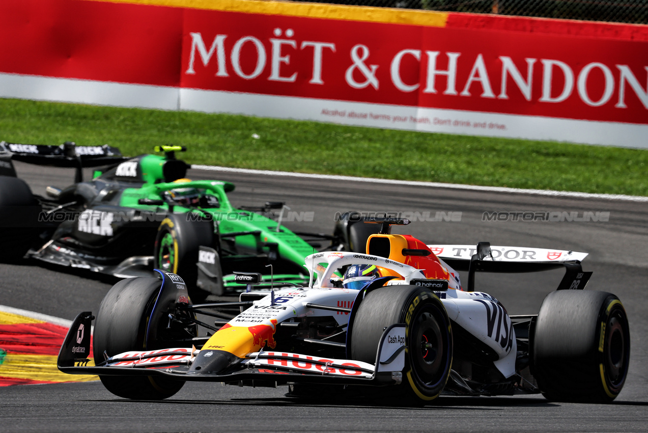 GP BELGIO, Isack Hadjar (FRA) Racing Bulls VCARB 02.

26.07.2025. Formula 1 World Championship, Rd 13, Belgian Grand Prix, Spa Francorchamps, Belgium, Sprint e Qualifiche Day.

- www.xpbimages.com, EMail: requests@xpbimages.com © Copyright: Batchelor / XPB Images