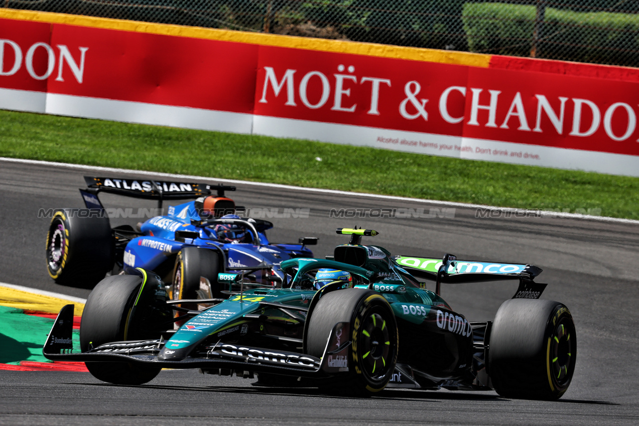 GP BELGIO, Fernando Alonso (ESP) Aston Martin F1 Team AMR25.

26.07.2025. Formula 1 World Championship, Rd 13, Belgian Grand Prix, Spa Francorchamps, Belgium, Sprint e Qualifiche Day.

- www.xpbimages.com, EMail: requests@xpbimages.com © Copyright: Batchelor / XPB Images