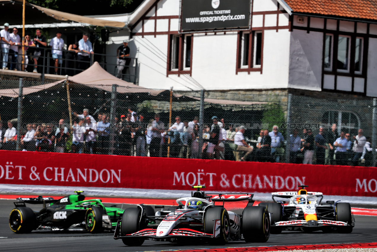 GP BELGIO, Oliver Bearman (GBR) Haas VF-25.

26.07.2025. Formula 1 World Championship, Rd 13, Belgian Grand Prix, Spa Francorchamps, Belgium, Sprint e Qualifiche Day.

- www.xpbimages.com, EMail: requests@xpbimages.com © Copyright: Batchelor / XPB Images