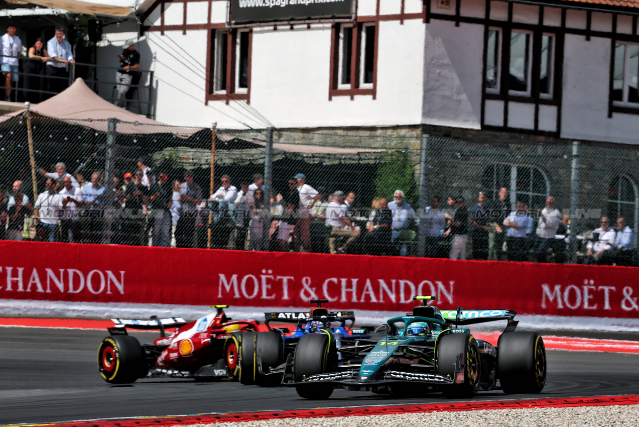 GP BELGIO, Fernando Alonso (ESP) Aston Martin F1 Team AMR25.

26.07.2025. Formula 1 World Championship, Rd 13, Belgian Grand Prix, Spa Francorchamps, Belgium, Sprint e Qualifiche Day.

- www.xpbimages.com, EMail: requests@xpbimages.com © Copyright: Batchelor / XPB Images