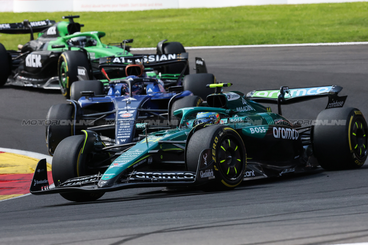 GP BELGIO, Fernando Alonso (ESP), Aston Martin Racing 
26.07.2025. Formula 1 World Championship, Rd 13, Belgian Grand Prix, Spa Francorchamps, Belgium, Sprint e Qualifiche Day.
- www.xpbimages.com, EMail: requests@xpbimages.com © Copyright: Charniaux / XPB Images