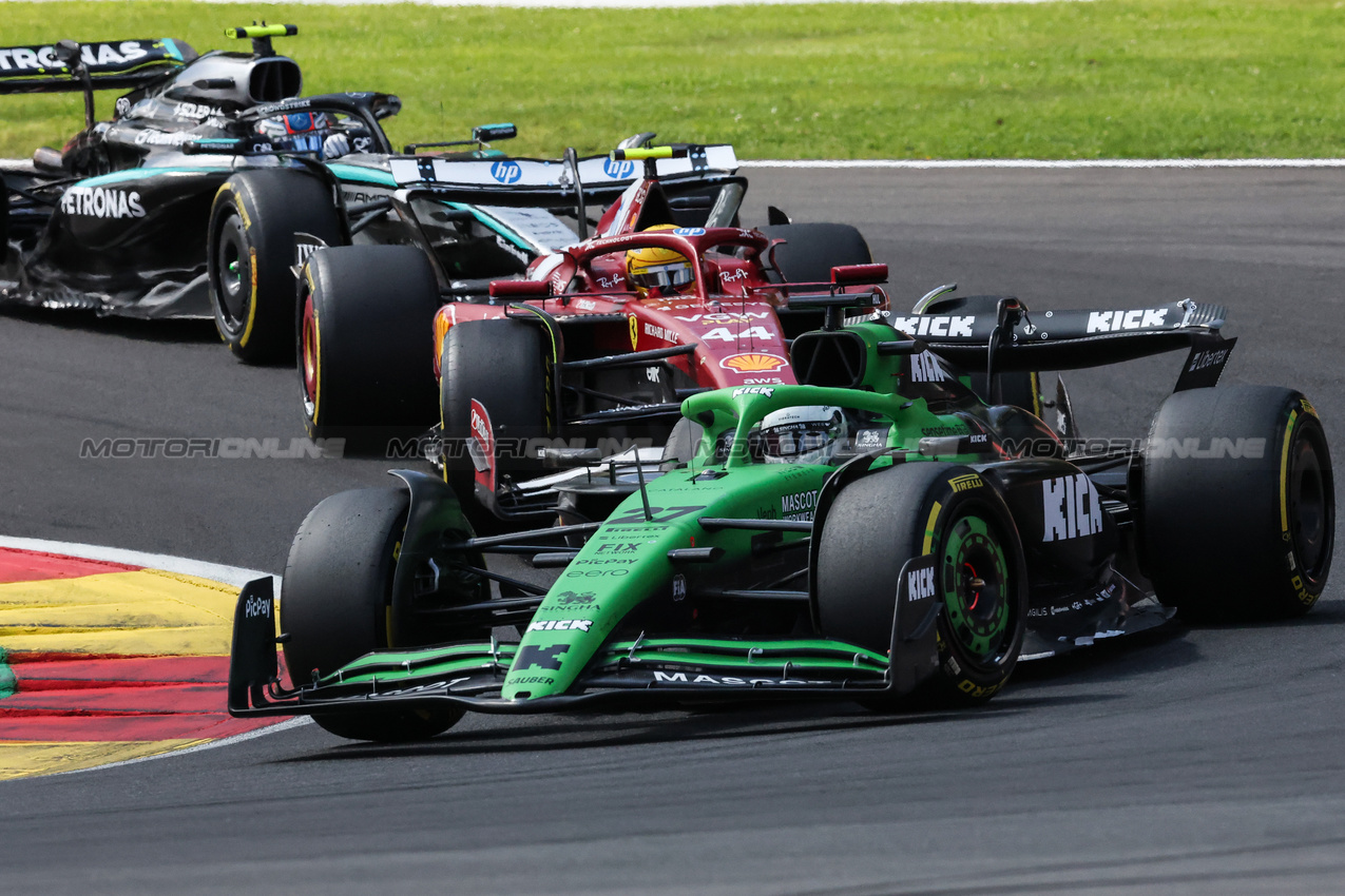 GP BELGIO, Nico Hulkenberg (GER), Sauber F1 Team 
26.07.2025. Formula 1 World Championship, Rd 13, Belgian Grand Prix, Spa Francorchamps, Belgium, Sprint e Qualifiche Day.
- www.xpbimages.com, EMail: requests@xpbimages.com © Copyright: Charniaux / XPB Images