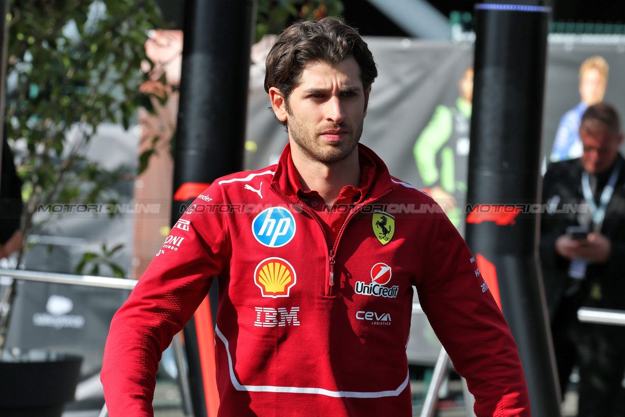 GP BELGIO, Antonio Giovinazzi (ITA) Ferrari Reserve Driver.

26.07.2025. Formula 1 World Championship, Rd 13, Belgian Grand Prix, Spa Francorchamps, Belgium, Sprint e Qualifiche Day.

- www.xpbimages.com, EMail: requests@xpbimages.com © Copyright: Moy / XPB Images