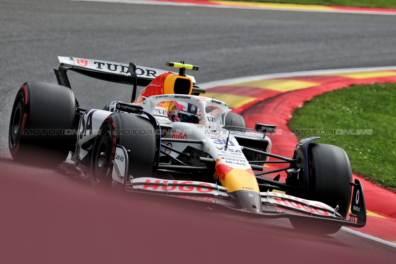 GP BELGIO, Liam Lawson (NZL) Racing Bulls VCARB 02.

26.07.2025. Formula 1 World Championship, Rd 13, Belgian Grand Prix, Spa Francorchamps, Belgium, Sprint e Qualifiche Day.

- www.xpbimages.com, EMail: requests@xpbimages.com © Copyright: Moy / XPB Images