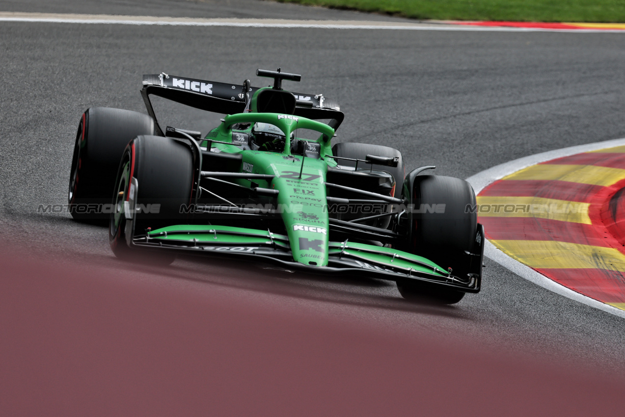 GP BELGIO, Nico Hulkenberg (GER) Sauber C45.

26.07.2025. Formula 1 World Championship, Rd 13, Belgian Grand Prix, Spa Francorchamps, Belgium, Sprint e Qualifiche Day.

- www.xpbimages.com, EMail: requests@xpbimages.com © Copyright: Moy / XPB Images