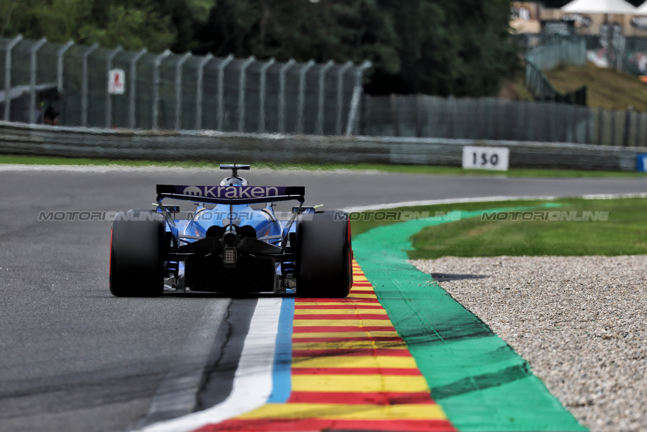 GP BELGIO, Alexander Albon (THA) Atlassian Williams Racing FW47.

26.07.2025. Formula 1 World Championship, Rd 13, Belgian Grand Prix, Spa Francorchamps, Belgium, Sprint e Qualifiche Day.

- www.xpbimages.com, EMail: requests@xpbimages.com © Copyright: Moy / XPB Images