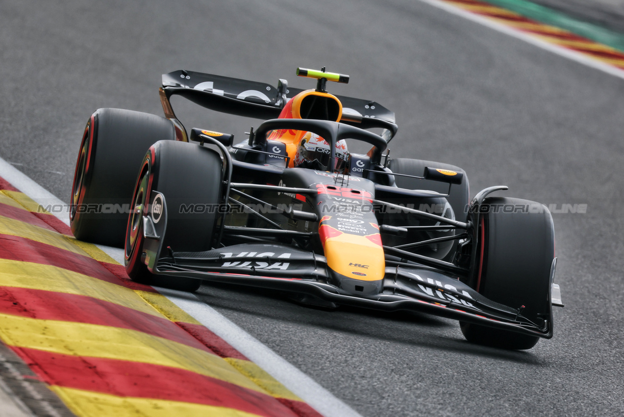 GP BELGIO, Yuki Tsunoda (JPN) Red Bull Racing RB21.

26.07.2025. Formula 1 World Championship, Rd 13, Belgian Grand Prix, Spa Francorchamps, Belgium, Sprint e Qualifiche Day.

- www.xpbimages.com, EMail: requests@xpbimages.com © Copyright: Moy / XPB Images