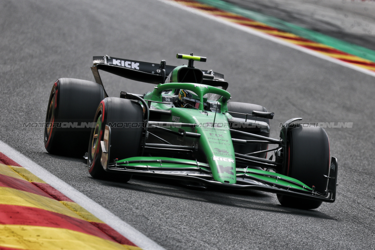 GP BELGIO, Gabriel Bortoleto (BRA) Sauber C45.

26.07.2025. Formula 1 World Championship, Rd 13, Belgian Grand Prix, Spa Francorchamps, Belgium, Sprint e Qualifiche Day.

- www.xpbimages.com, EMail: requests@xpbimages.com © Copyright: Moy / XPB Images