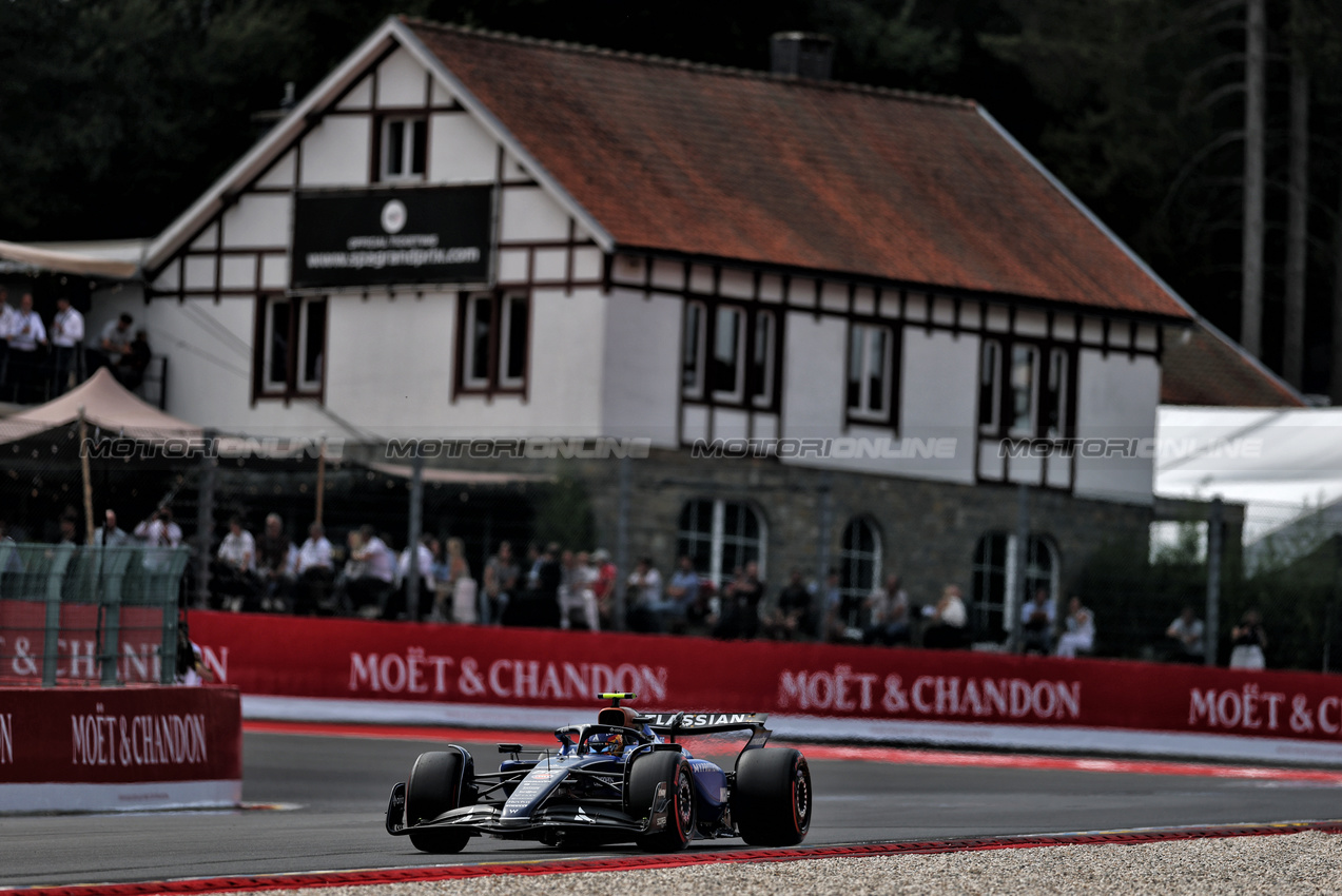 GP BELGIO, Carlos Sainz (ESP) Atlassian Williams Racing FW47.

26.07.2025. Formula 1 World Championship, Rd 13, Belgian Grand Prix, Spa Francorchamps, Belgium, Sprint e Qualifiche Day.

- www.xpbimages.com, EMail: requests@xpbimages.com © Copyright: Charniaux / XPB Images