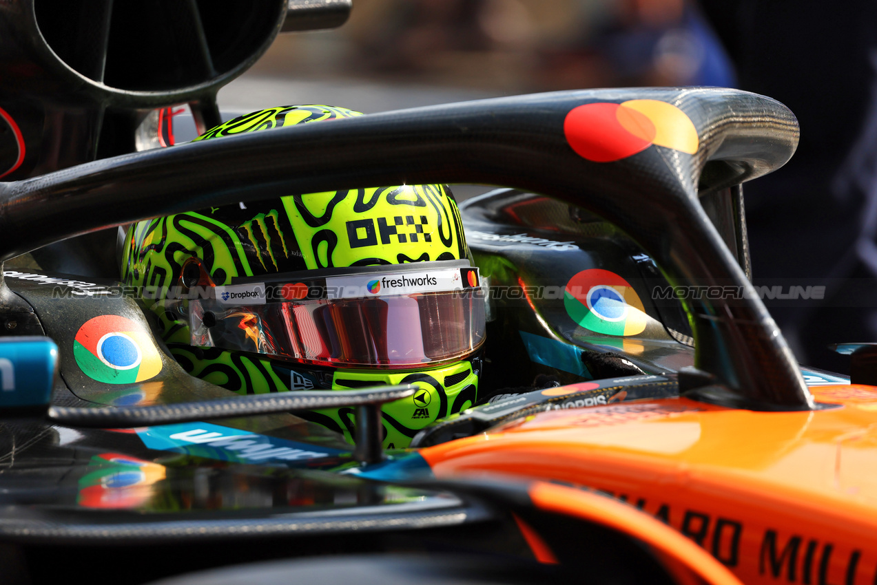 GP BELGIO, Lando Norris (GBR) McLaren MCL39 in qualifying parc ferme.

26.07.2025. Formula 1 World Championship, Rd 13, Belgian Grand Prix, Spa Francorchamps, Belgium, Sprint e Qualifiche Day.

- www.xpbimages.com, EMail: requests@xpbimages.com © Copyright: Charniaux / XPB Images